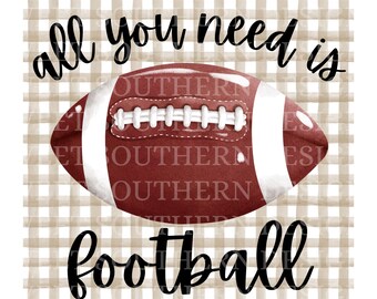 Football PNG, Watercolor, Fall, PNG, Digital Files