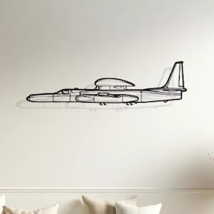 Lockheed U-2R Silhouette Wall Decor, Plane Silhouette Wall Art, Pilot Gifts, Aircraft Decor, Plane Lovers Gift, Plane Art