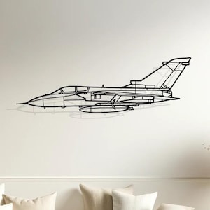 Panavia Tornado IDS Silhouette Wall Decor, Plane Silhouette Wall Art, Pilot Gifts, Aircraft Decor, Plane Lovers Gift, Plane Art