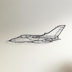 Panavia Tornado Silhouette Wall Decor, Plane Metal Sign, Pilot Gift, Aircraft Decor, Gift for him, Plane Lovers Gift, Aircraft Models