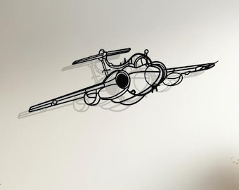 Blackburn Buccaneer Mk2 Metal Aircraft Wall Decor, Pilot Gift