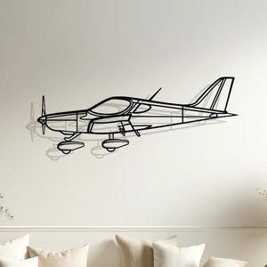 BRISTELL B23 Silhouette Wall Decor, Plane Silhouette Wall Decor, Pilot Gifts, Aircraft Decor, Plane Lovers Gift, Aircraft Models