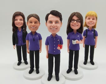 Custom Team Bobbleheads: gepersonaliseerd cadeau voor werknemers