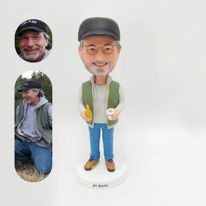 Custom Bobblehead for Men: Personalized Figurine, Birthday Gift