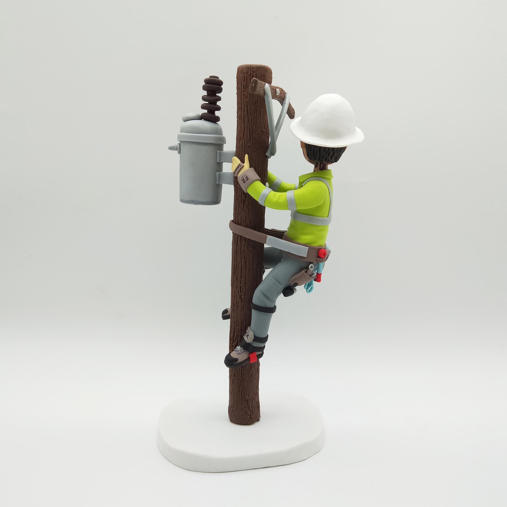 Custom Power Maintenance Worker Bobblehead: Personalized Lineman Gift ...
