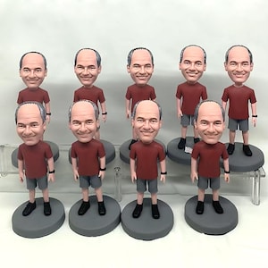 Bobblehead personalizzato per gelatiera: regalo con statuetta 3D personalizzata