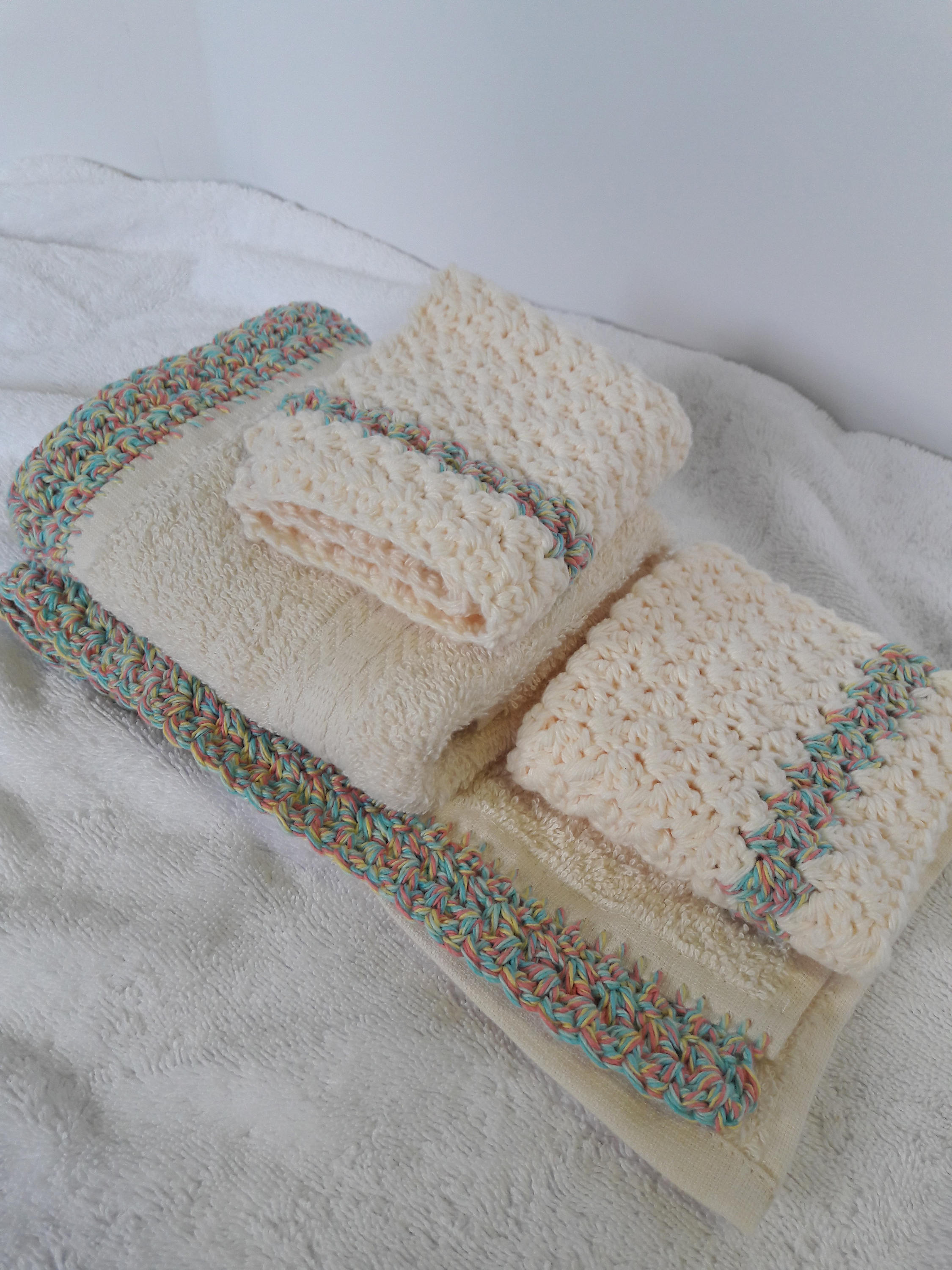 Dishcloths/Washcloths and Matching Kitchen Towels/Hand Etsy