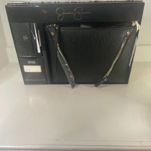 Conjunto de presente de carteira autêntica Jessica Simpson