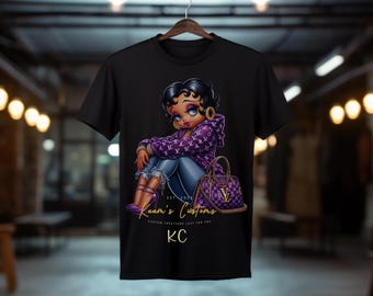Purple LV Betty Boop