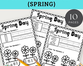 Number Worksheets (Spring)