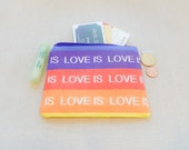 Make Up Bag/ Gay Pride Gift/ Teacher Gift/ Graduation Gift/ Best Friend Gift/ Birthday Gift/ Sister Gift/ Coin Purse/ Unisex Gift/ Pouch