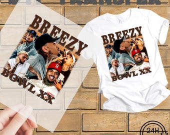 Chris Brown X.X DTF Transfer, Chris Brown Breezy Heat Press, Chris Brown 11:11 Tour 2025 Ready to Press, X.X Vintage DTF, C.B DTF Gang Sheet