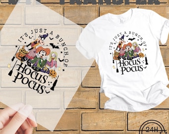Disney Halloween Hocus Pocus Ready To Press, Spooky Season Heat Press DTF Transfers, Mickey and Friends Halloween Dtf Transfer,  Dtf Prints