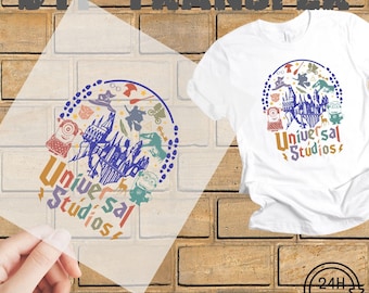 Universal Studios DTF Heat Transfer - Ready to Press Decal