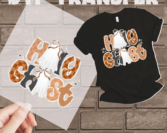 Holy Ghost Energy  DTF Transfer,  Ready to press, Direct to film transfer, Halloween Transfer,Holy ghost transfer, Cute Ghost Dtf