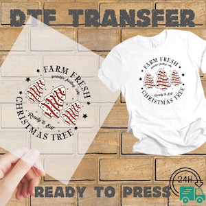Farm Fresh Christmas Tree Cakes, Disney DTF Transfers, Ready to Press, Heat Press Transfer, Direct to Film, High Quality Print, 082353
