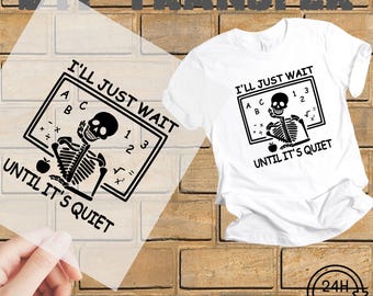 Funny Teacher Quote DTF Transfer: Sarcastic Ready to Press Design