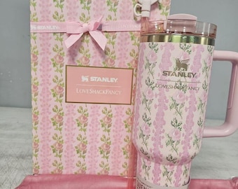 Stanley X Love Shack Fancy Quencher Tumbler Cup- Blooming Heirloom Edition 40 Oz