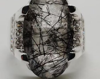 White Opal Ring Ethiopian Mens Opal stone ring Real Opal ring White Opal ring Ethiopia Stone ring 925 sterling silver rings for men Opal