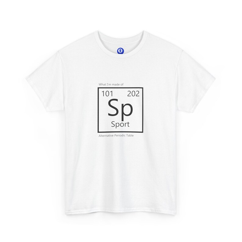 Sports Alternative Periodic Table Tshirt Etsy UK