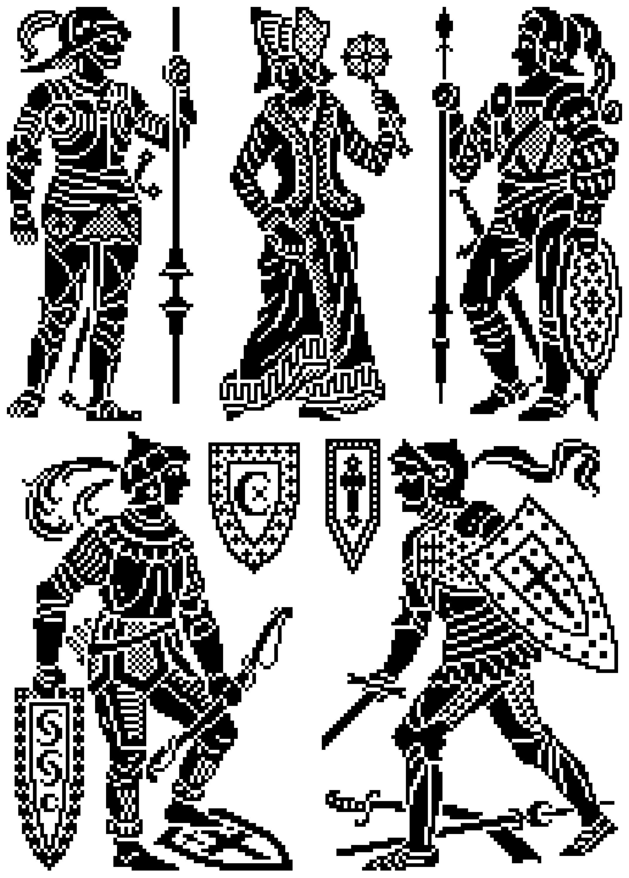 2 Warriors and 1 Lady From the Middle Ages, 1 Knight and a Saracen