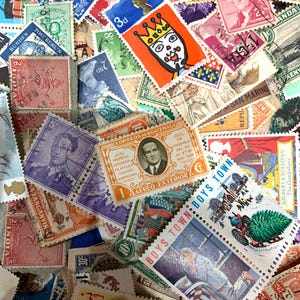 PRECIO MÁS BARATO - Sellos postales de todo el mundo - USADOS y sin papel - 10, 50, 100, 200, 300, 500, 1000