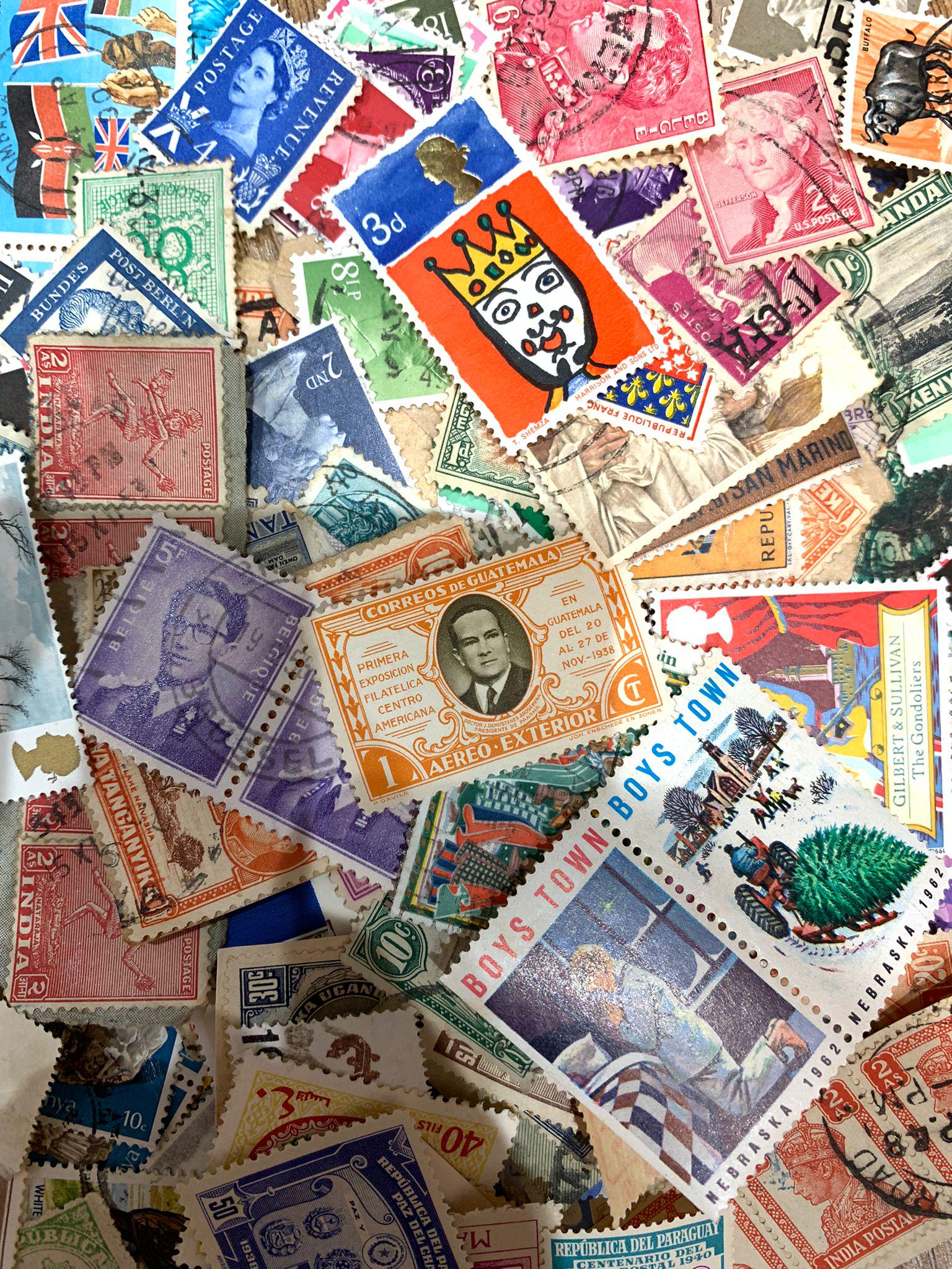 切手使用済み海外世界切手恐竜stamp スタンプ大量まとめ売り