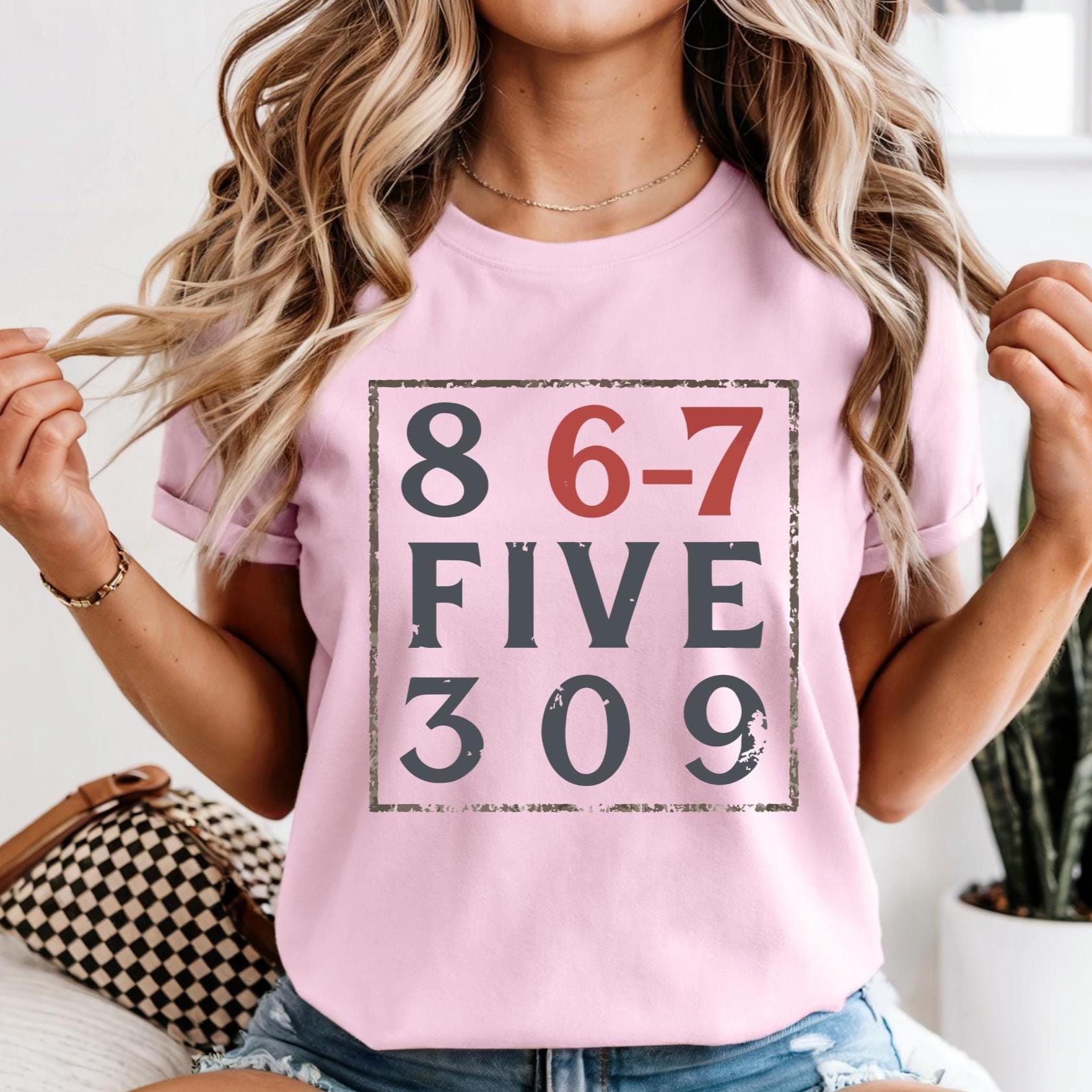 Retro 867-5309 Shirt, Jenny Meme Comfort Colors® Tee, Vintage ...