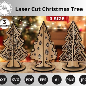 File di taglio laser SVG per cassetta della posta di Babbo Natale, file di taglio laser SVG di Natale per scatola Glowforge, file di taglio laser da 3 mm di Natale, regalo SVG in legno.
