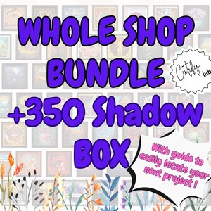 Mega Shadow Box SVG Bundle, 350+ Design Carta Stratificata, Collezione Cricut, Decorazione Casa DIY, Download Digitale