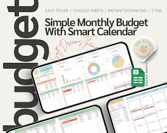 Easy Budget Planner for Google Sheets Paycheck Budget Spreadsheet Template Weekly Budget Biweekly Income and Expense Tracker Monthly Budget