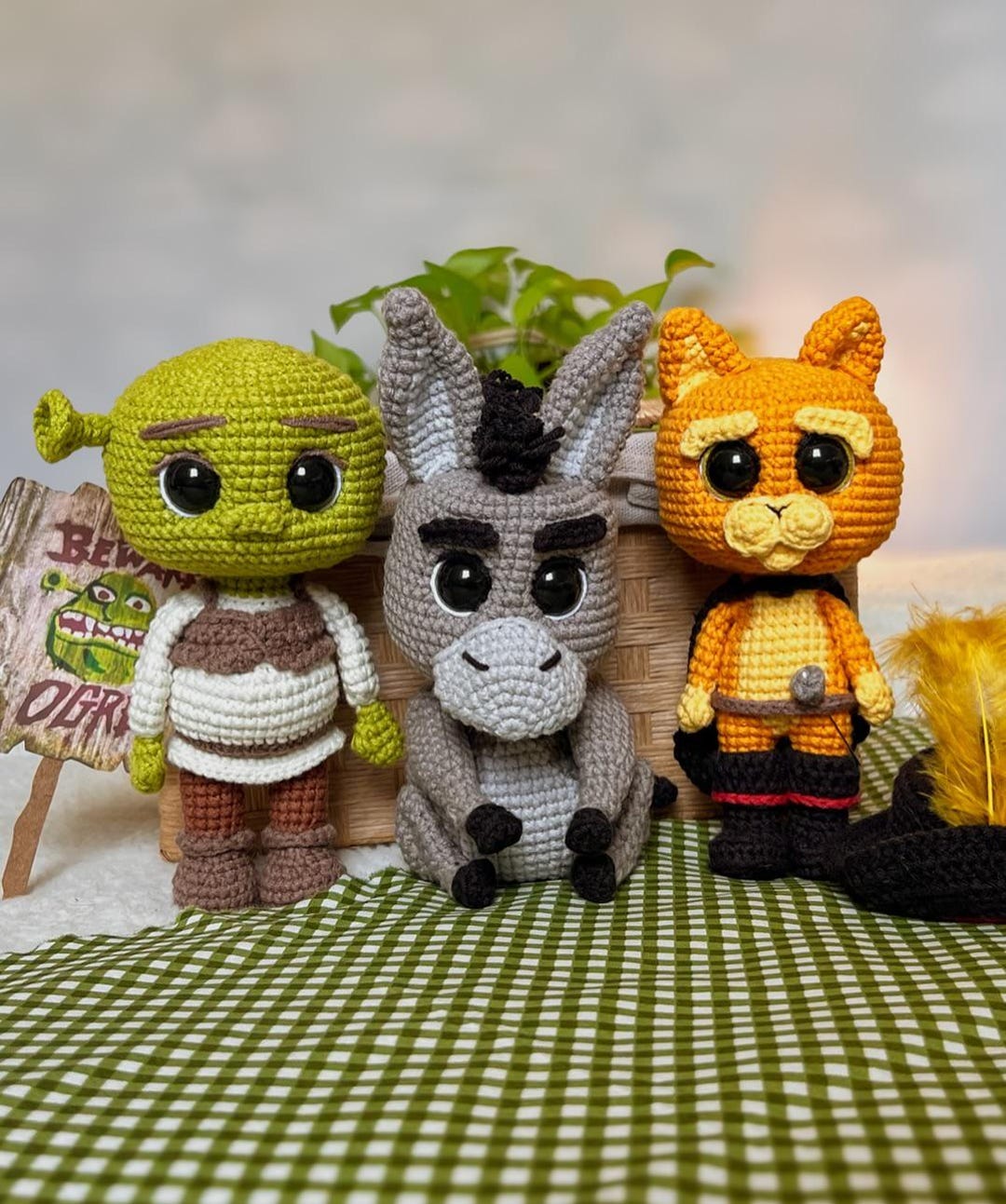 Patrón de crochet amigurumi de Shrek 5 en 1 Descarga digital en PDF ...