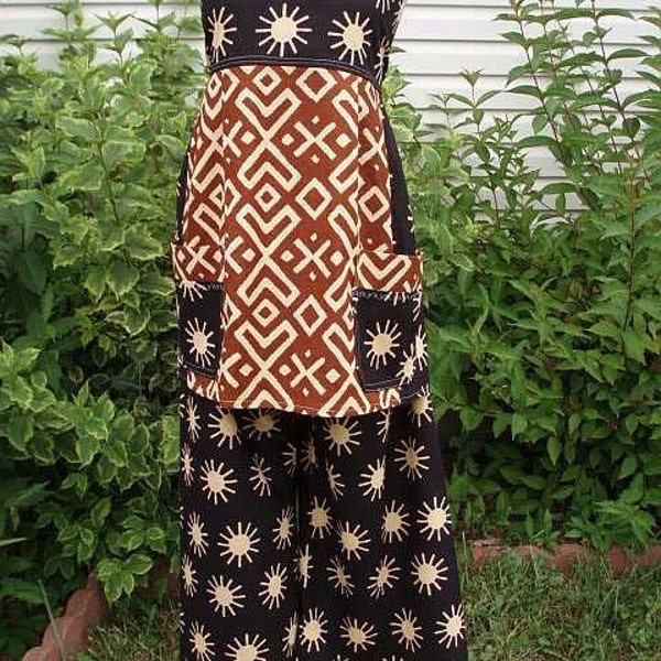 Handmade Hippie Patchwork Sunshine Pant and Apron top SALE