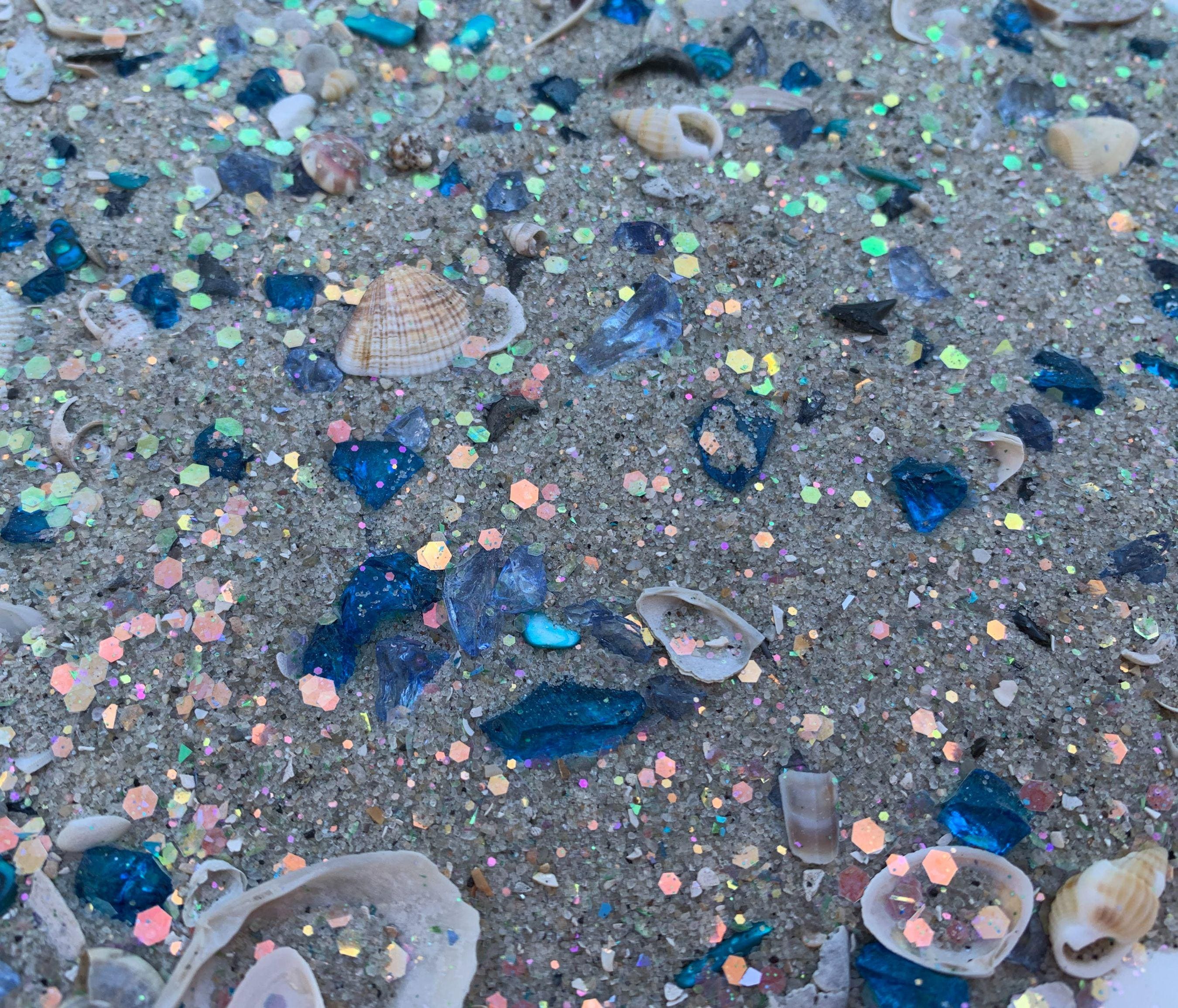 Beach Sand Mix for Crafts, "Carolina Crumble" Sand Shell Blend,…