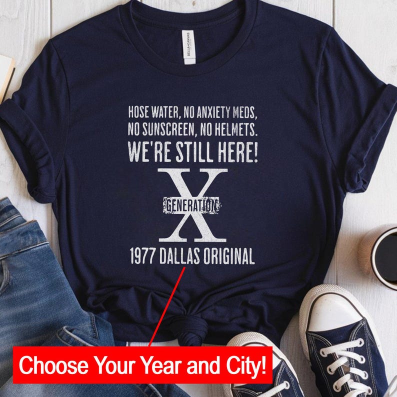 custom gen x shirt