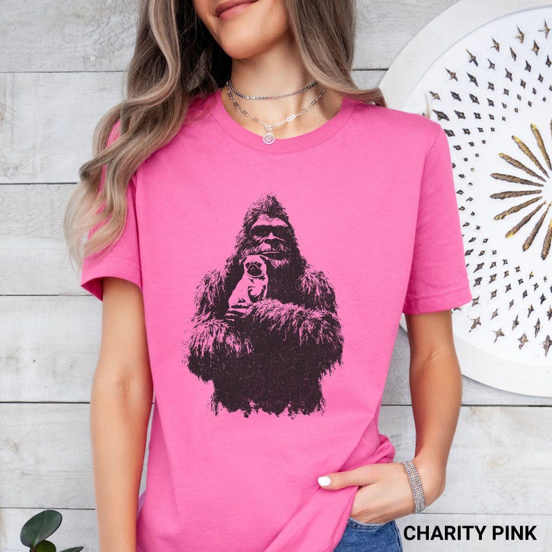 Funny Bigfoot Pug T-Shirt
