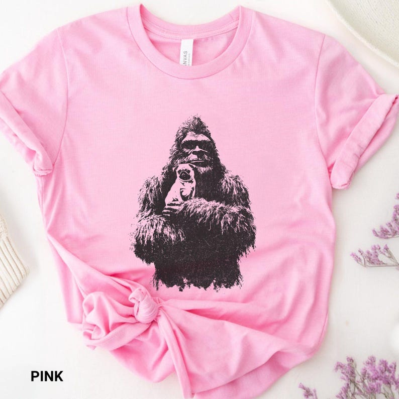 Funny Bigfoot Pug T-Shirt
