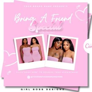 Hair Booking Flyer, Hairstylist Flyer, DIY Booking Flyer, Book Now Flyer, Beauty, Lashes, Make up, Nails, Canva Template, Appointment Flyer