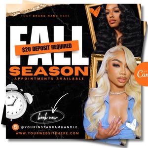 October Booking Flyer, October Books Flyer, Halloween Booking Flyer, Hair Flyer, Nail Flyer, Makeup Flyer, Lash Flyer, Halloween Flyer