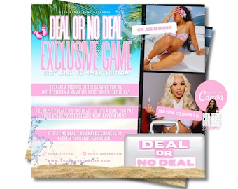 Flyer Summer Deal Or No Deal: haar, nagels, wimpers promo