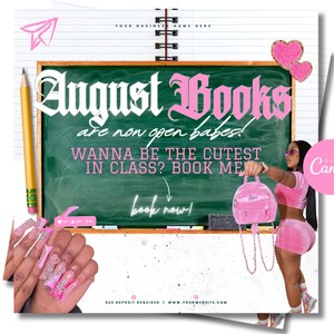 Back 2 School Flyer , DIY Back to School Flyer, Editable Back to School Flyer, Hair , Nails, Makeup Lash Flyer