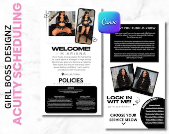 Acuity Scheduling Template: Hairstylist, MUA, Lash & Nail Tech (1080x1920)