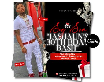 Sagittarius Birthday Flyer: Party Event Template