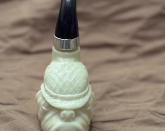 Avon Wild Country Bulldog Pipe Bottle Empty Vintage Cologne Bottle 6 OZ No Box