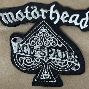 Motorhead heavy metal Rock sew on patch Lot 2 Patches Lemmy Kilmister