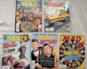 Mad Magazine Lot of 5 Comedy 2001 2003 & 2004