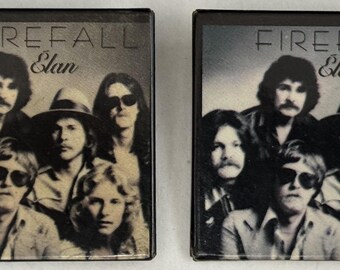Firefall Elan Pin Lot of 2 Pins Buttons Pop Rock Vintage