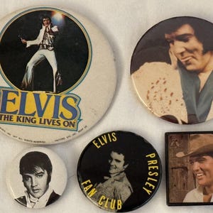 Elvis Presley Rock Classic Pin Lot 16 Buttons Pins Vintage - Etsy