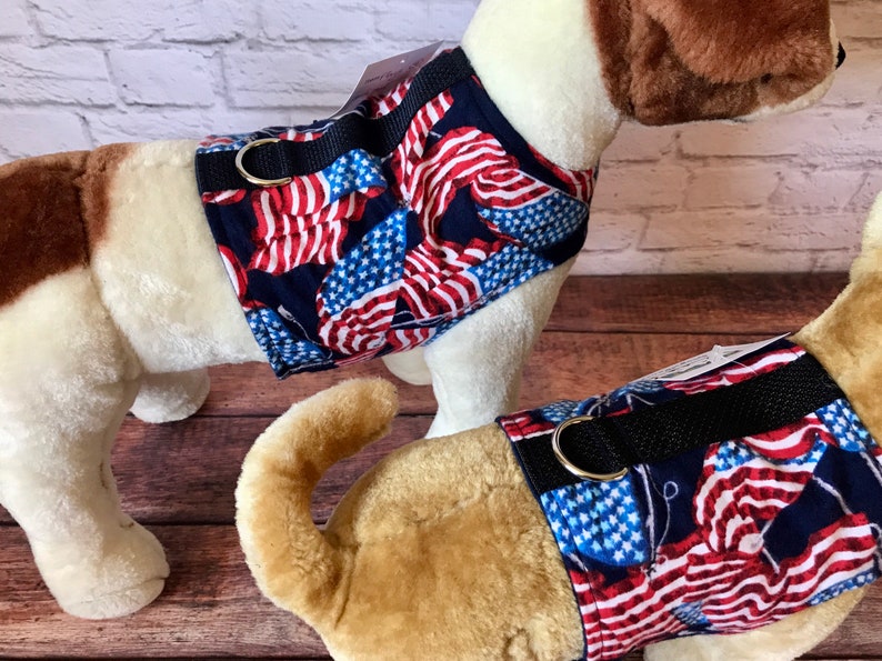 Flannel Flags Dog Harness Vest Etsy
