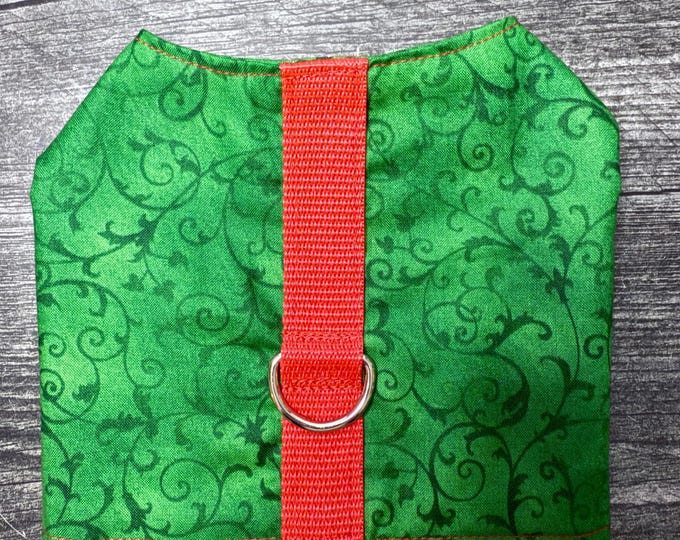 Featured listing image: Christmas colors Dog Harness Vest